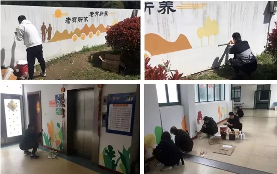 南京藝之行畫室&江寧區(qū)湯山街道開展“情系雷鋒月，愛繪敬老院”學雷鋒活動！圖二